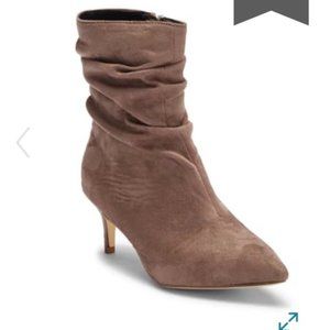 Catherine Malandrino Taupe Ultra Suede Booties Size 8